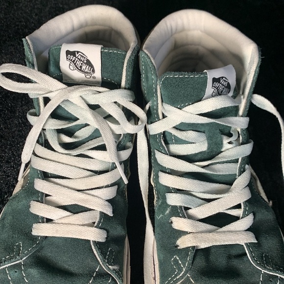 Vans Sk8-Hi Shoe Size 10 Canvas High Top Shoe Color Stormy Weather - Picture 4 of 9